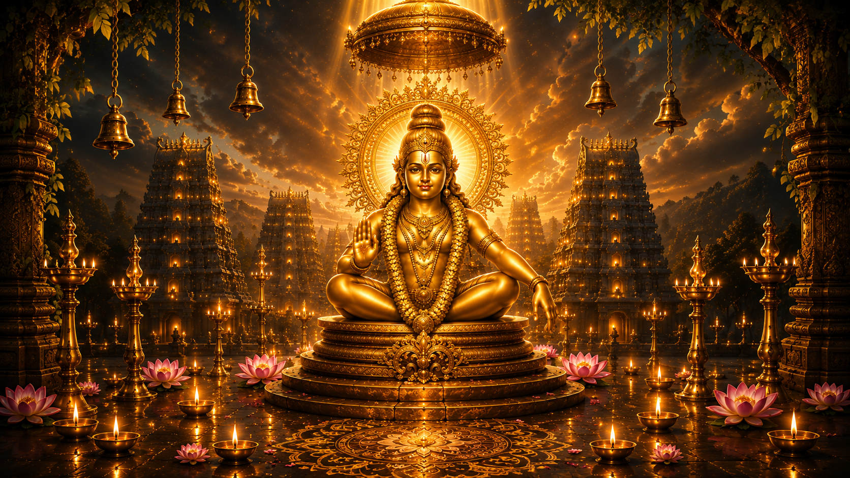Lord Swamiyeh Saranam Ayyappa - Sabari Ashramam Background